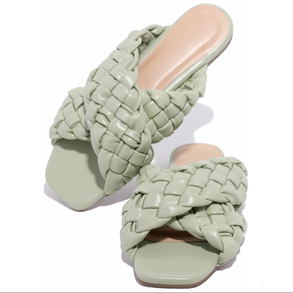 Sage Braided Cross Over Sandal - Picture 3 of 7